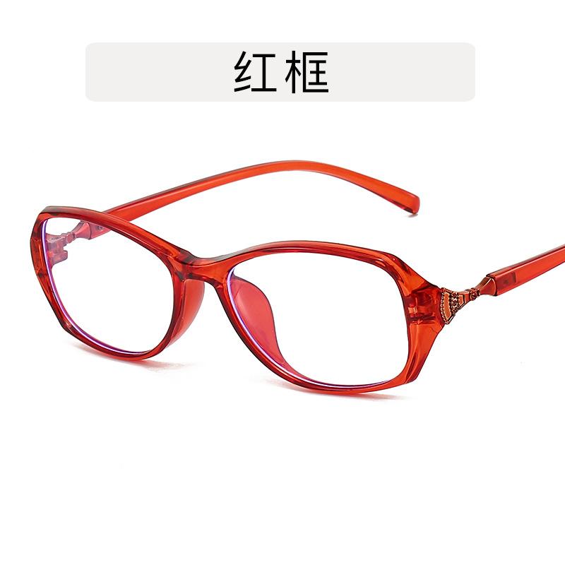 

Vintage Style Eyeglass Frames Oval Shape Blue Light Blocking Women s Glasses Frames Hot Selling Women s Glasses красный