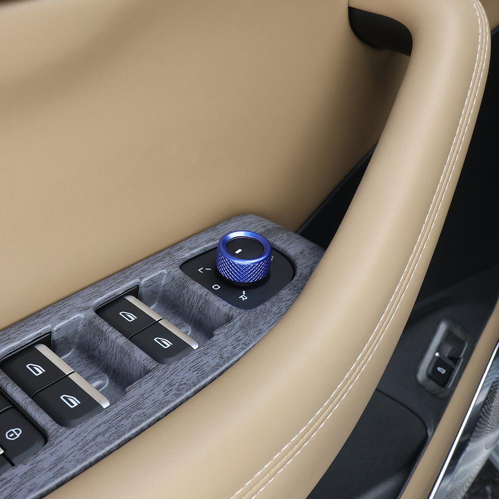 2PCS Aluminum Alloy Central Console Knob Cover Rearview Mirror Knob Trim For Renault Grand Koleos 2024-2026 Car Supplies