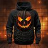 Men's Fall/Winter Halloween Funny Pumpkin 3D Printed Hooded Hoodies & Sweatshirts (men’s)