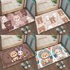 Cute Bear & Bunny Mats Living Room Decoration Home Sofa Non-Slip Carpet Study Bedroom Tatami Children'S Soft Floor Mat