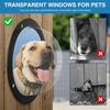 Dog Fence Clear Acrylic Dome Window Panoramic View Bubble Peek Porthole for Pet Cat Horse Garden Outdoor Playground Fence