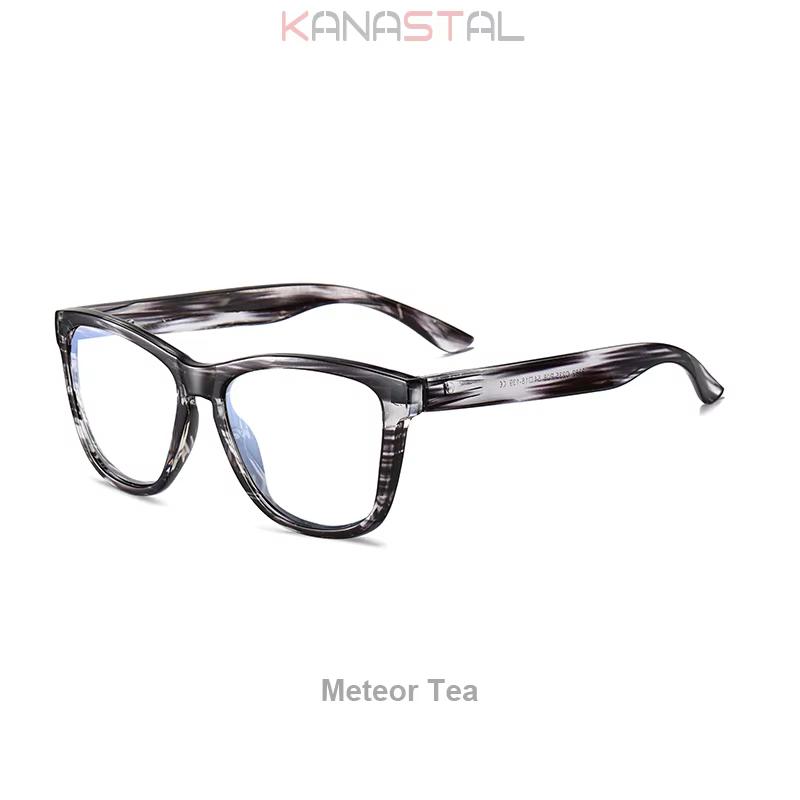 Damen Blaulichtfilterbrille Gestell Herren Anti-Ermüdungsgläser Computer Kunststoffbrille Rezept Myopie Lesebrille