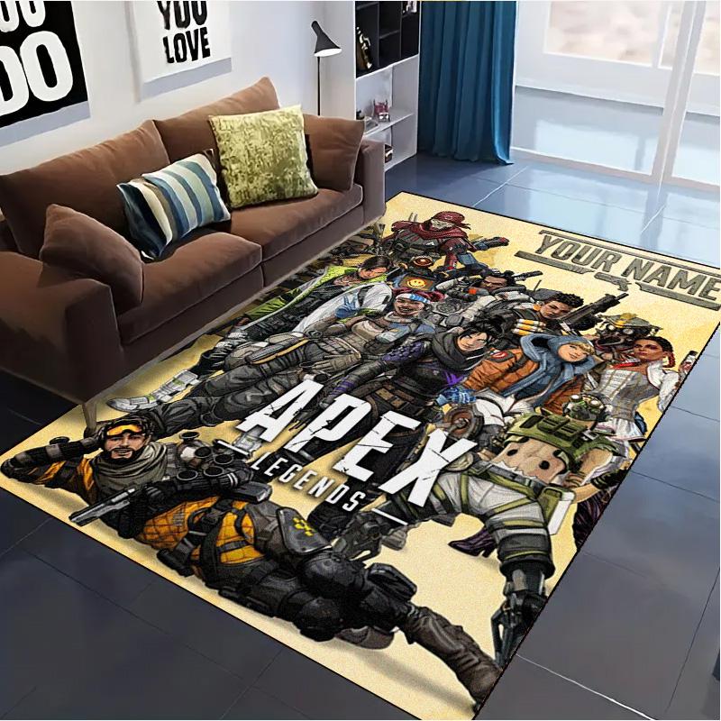 Name Custom Apex Legends Carpet Rug for Living Room Bedroom Home Sofa Decoration,Kids Play Non-slip Floor Mat