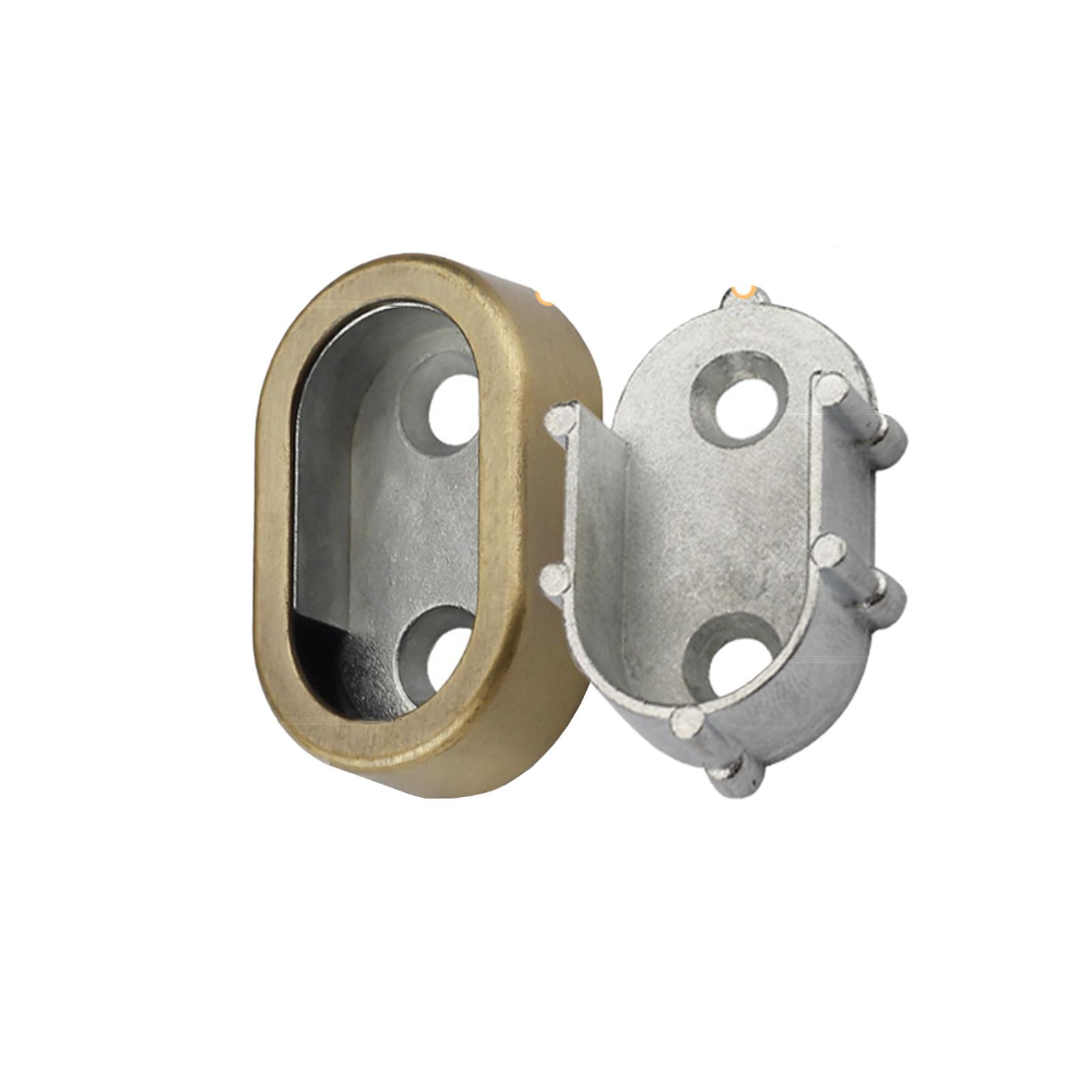 Держатель Кронштейны для шкафа Торцевые опоры для штанги шкафа Фурнитура Аксессуары Для дома Сплав цинка Для вешания одежды