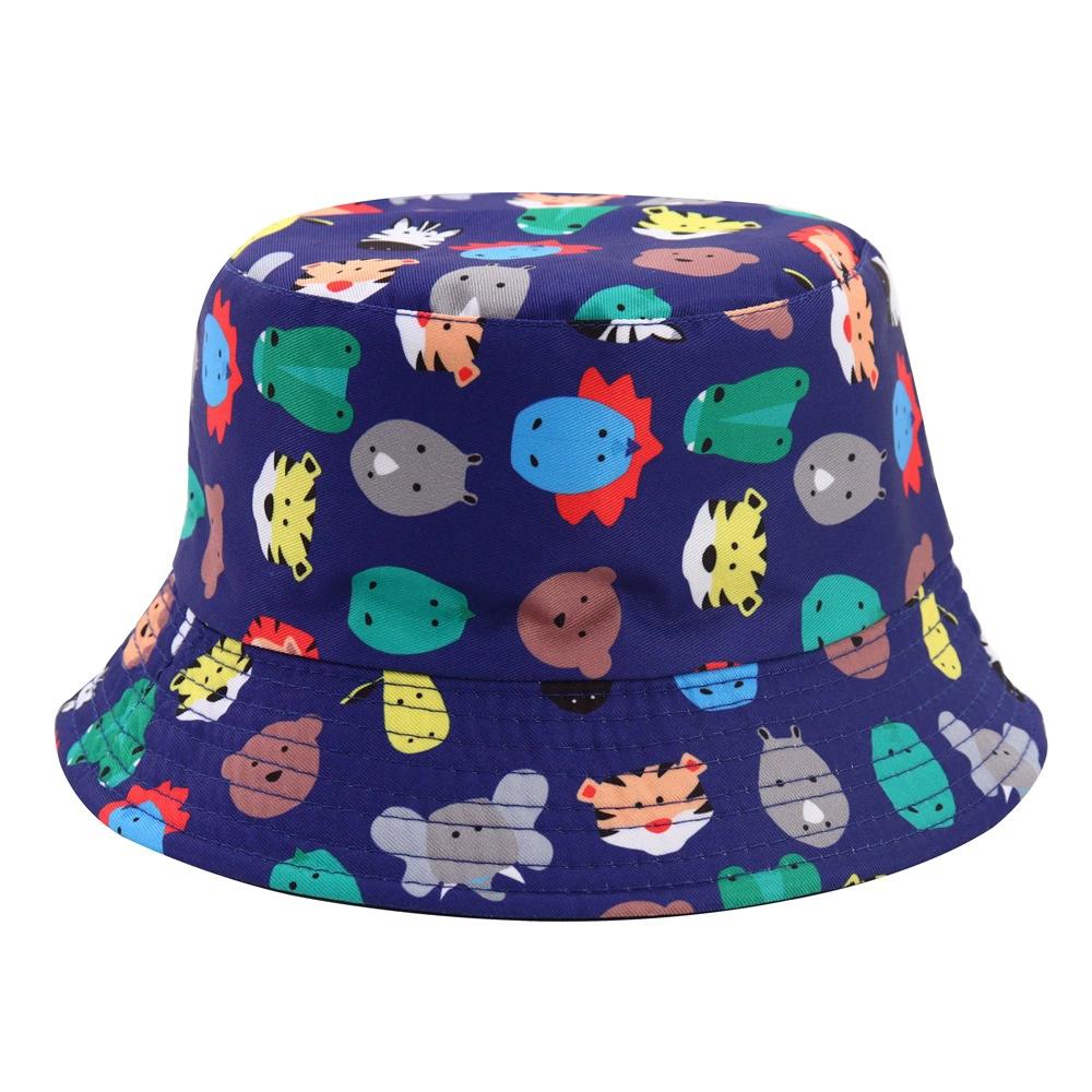 Baby Bucket hat 2-5 Years Old Children Cartoon Infant cap Boys Girls Hat Sun Protection Breathable Cute Shade Basin hat