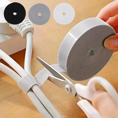 5M Hook and Loop Fastener Cable Organizer Cable Ties Wire Winder Keeper USB Cables Management Protector Earphone Mouse Cord Ties