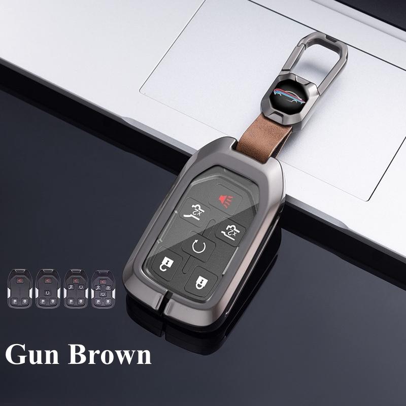 3 4 5 6 Buttons Metal Zinc Car Key Case Cover Holder For GMC Terrain 2019 For Chevrolet Suburban 2019 Key Shells Fob Accessories
