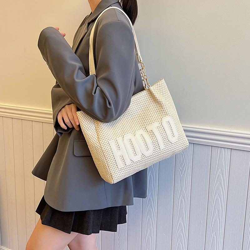 College Students' One-shoulder Beautiful Trendy Big Bag for Women In Class Large Capacity Spring New Style Commuter Toys Women