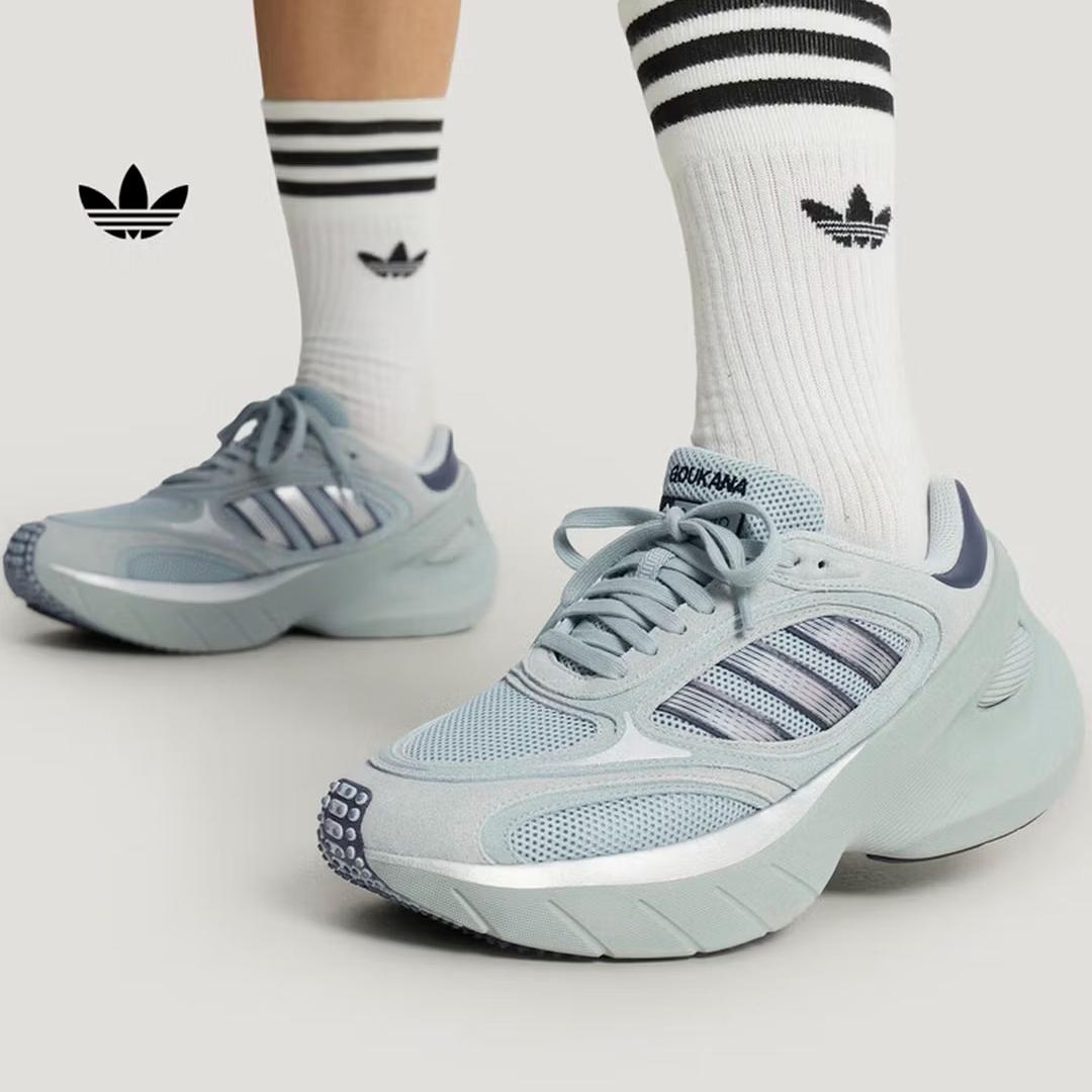 Adidas ADIZERO GOUKANA Classic Versatile Sports Shoes - New Style Adidas Three-Leaf Clover KJ2843 36 зелёный