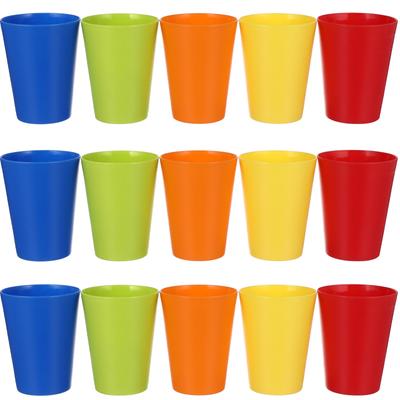 Coffee Cups Unbreakable Toddler Drinks Bright Colored Children Drinking Glasses
