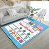 Peppa Pig Customize Your Name Carpet Design for Playrooms Kitchen Living Rooms Balcony Antislip Carpet Office home decor Wedding Party Gift