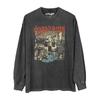 Terrorizer TShirt World Downfall Repulsion Napalm Death Metal Band Washed Cotton Vintage Short Sleeves Clothing Mens Shirts