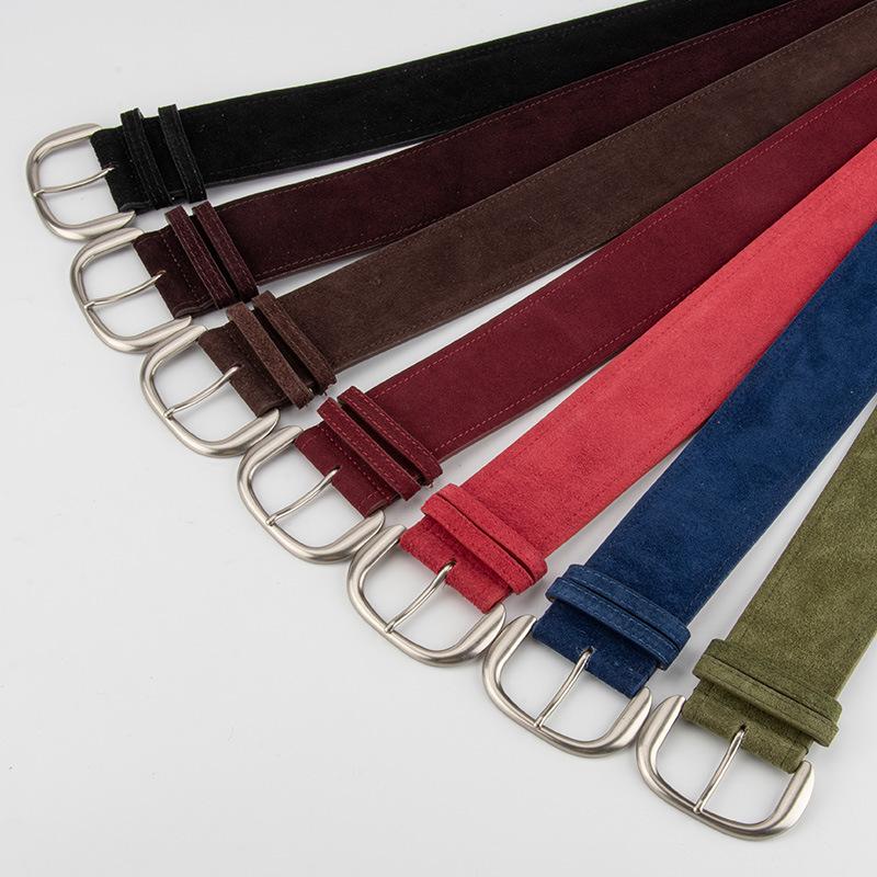 Retro Maillard Style Wide Belt for Women with Waist Slim Waist and Skirt with Temperament American Hot Girl Style Belt