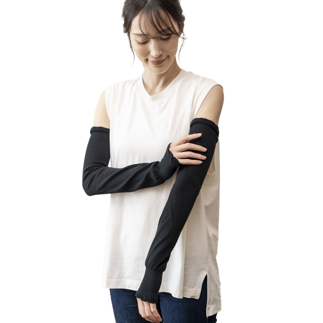 

Рукав UV Cool Sun Organic Бесшовный [MISSY LIST] Женский Чехлы, Защита, Ощущение, Защита, 100% Хлопок, (черный) чёрный