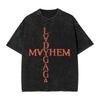 Tricouri Spălate 2026 Lady Gaga Mayhem Hip Hop Retro Vintage High Street Streetwear Tricouri cu Mânecă Scurtă cu Imprimeu Top Bărbați Femei Harajuku