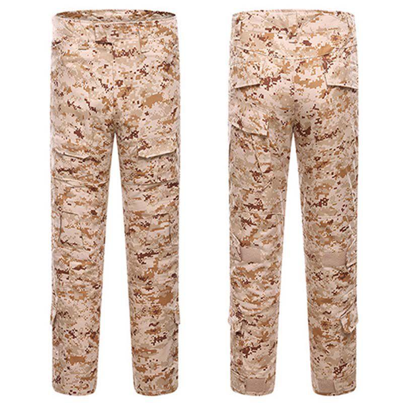 Men's Military Army Combat Tactical Airsoft Pants With Multi-pockets And Ergonomic Knee Design