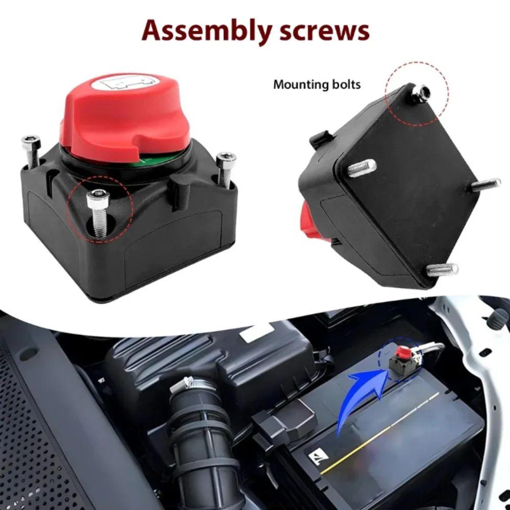 2 Position Battery Disconnect Switch 2 Pin Rotary Switch Battery Selector Switch For Marine