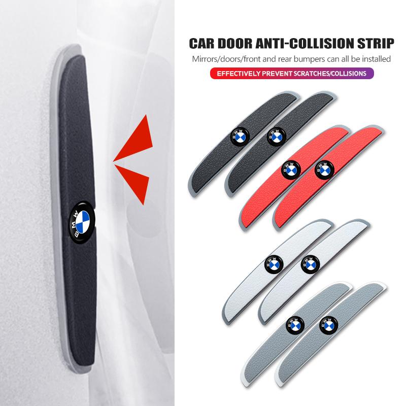 4pcsCar Door Edge Protection Anti Scratch Strip Accessories For BMW E46 E90 E60 F10 E39 F30 E36 E87 E90 E30 E53 F31 E92
