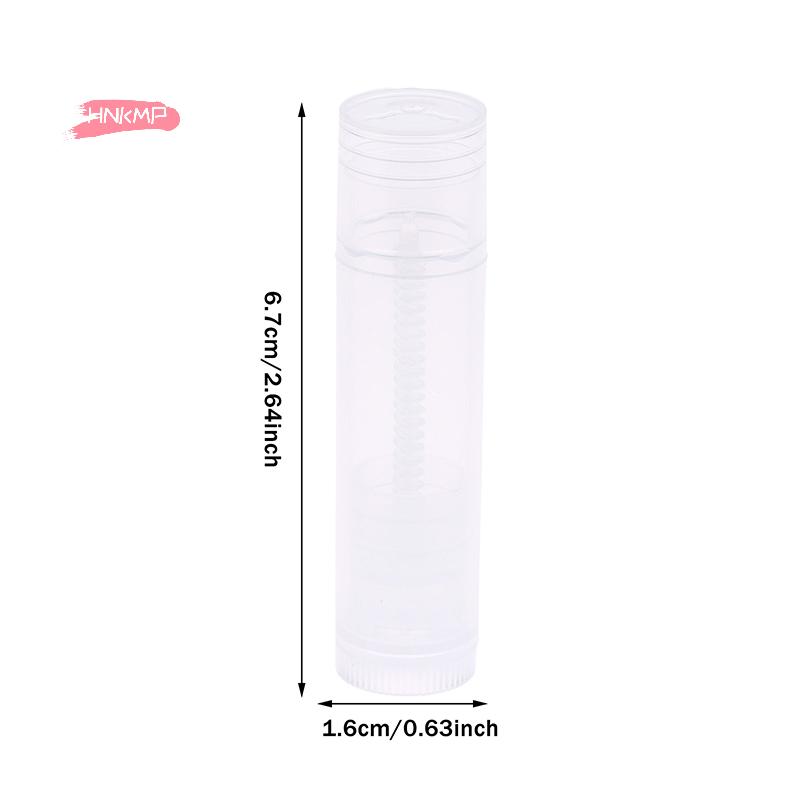 10Pcs 5g Empty Lip Gloss Tubes Lipstick Jars Cosmetic Containers with Caps Travel Size Lip Balm Tube for Makeup Artistry