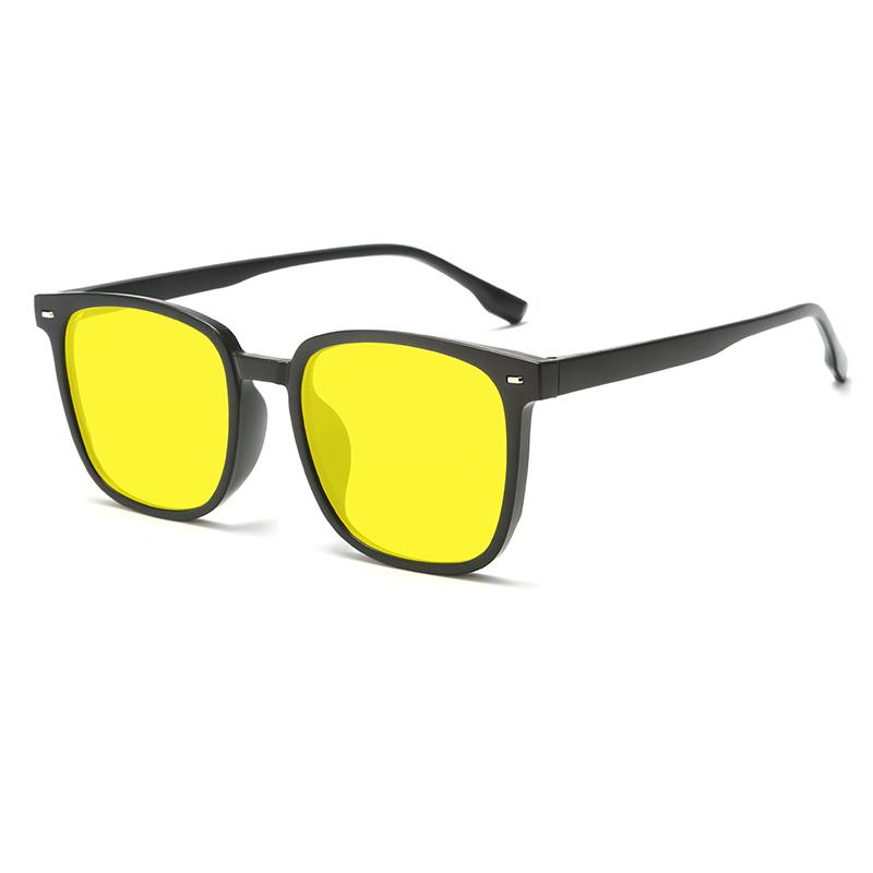 Photochromic Graded Sunglasses Anti Radiation Eye Glasses For Women Men Replaceable Lens square Eyeglasses