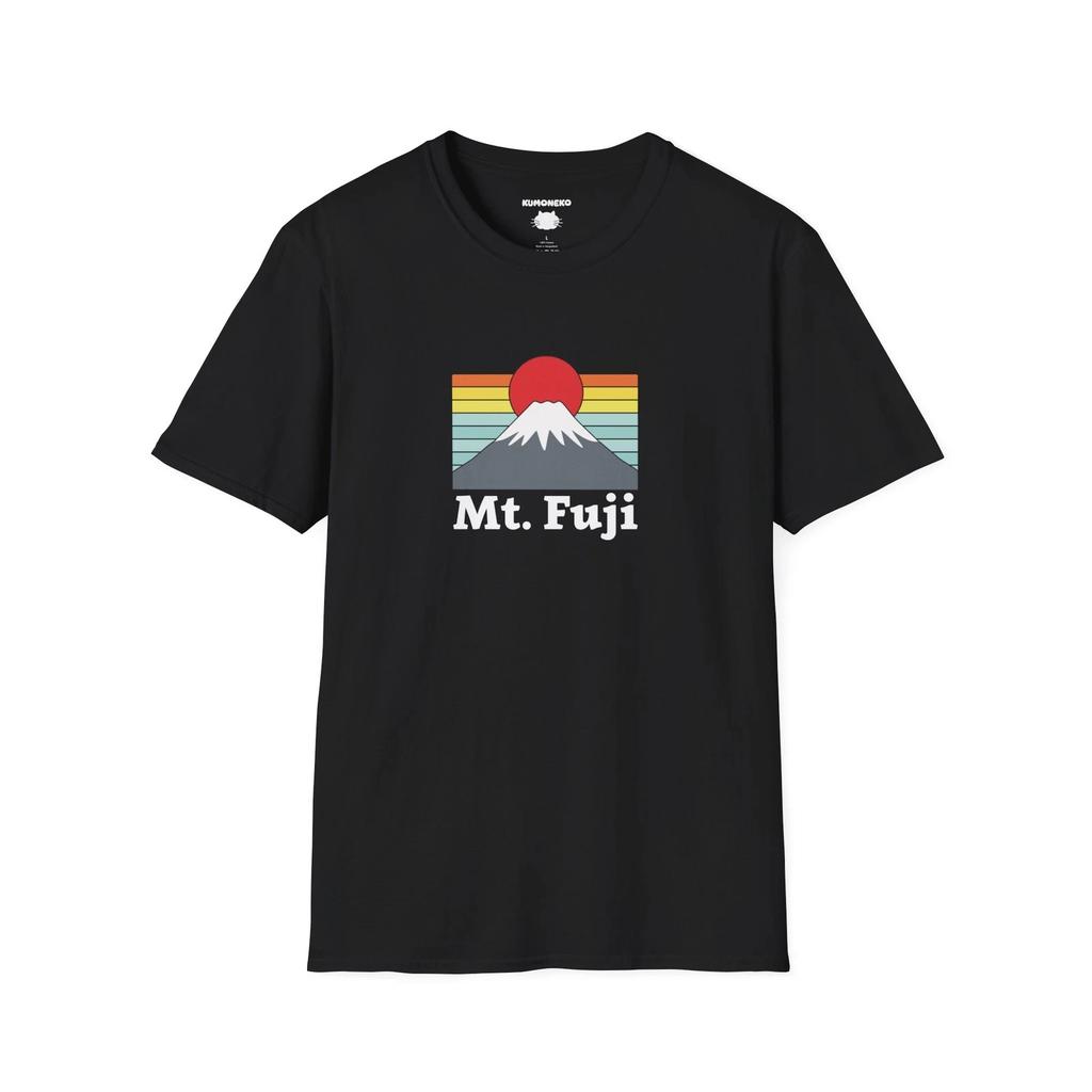 Mt Fuji Parody Logo T-Shirt, Retro Japan Graphic Tee