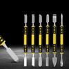 Metal Crowbars 6-Piece Set,Precision Electronics Repair Tools Metal Hand Tool Sets Professional Electronics Repair Tools for Mobile Phone Laptop