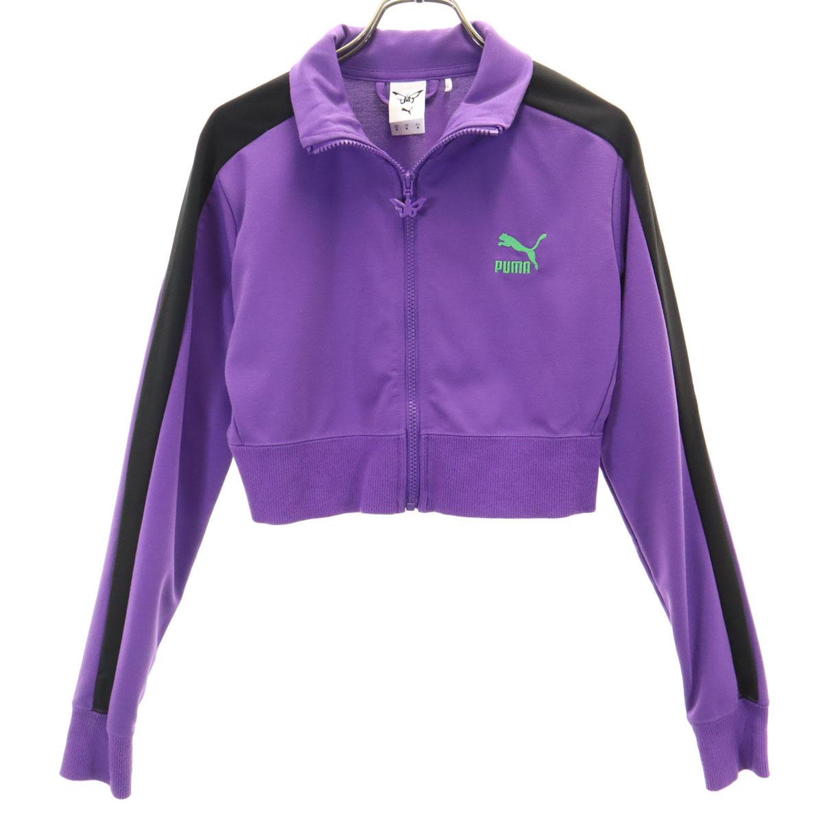 

PUMA DUA LIPA Dua Lipa collaboration Short length Track jacket M purple Women Used