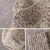 5/10 Pairs Men's Winter Wool Socks Thickened Mid-calf Warm Knit Wool-blended Solid Color Comfortable Socks