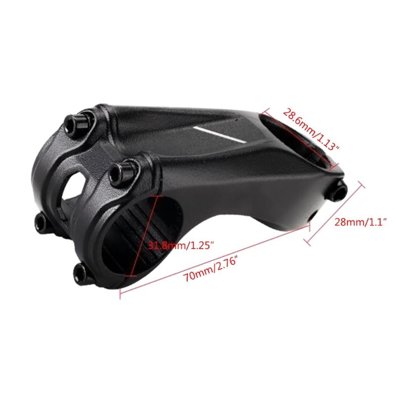 Adjustable Mountain Bike Stem 31.8mm Bike Stem Risers Handlebar Aluminum Alloy Mountain Bike Handlebar Risers Extender