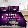Set Biancheria da Letto Coraline Altra Madre 3 Pezzi Copripiumone Regalo per Camera da Letto, Include Nessuna Imbottiturajt008