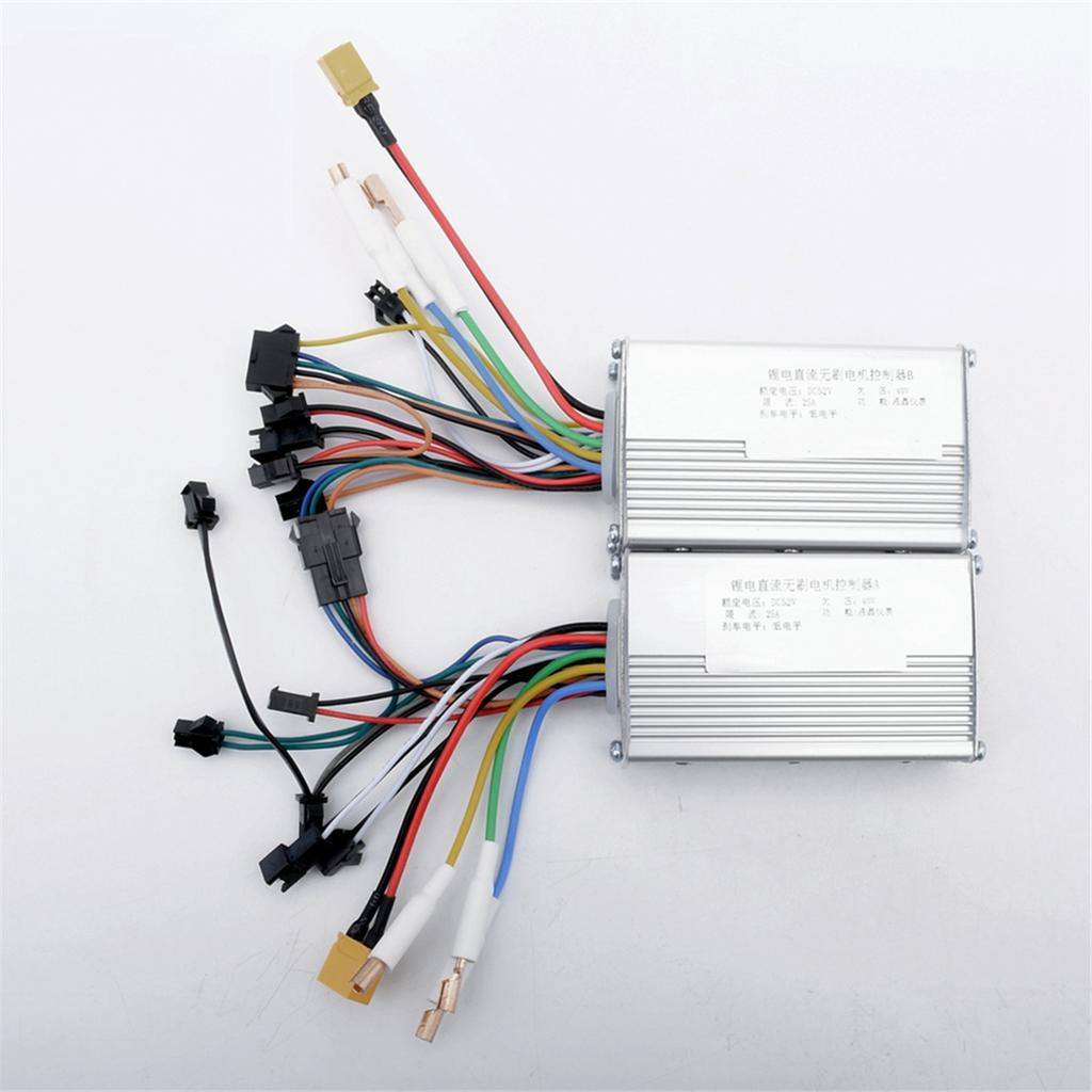 Supernew 52V 25A 1200W JP Brushless DC Motor Electric Scooter Bike Controller A+B Dual Drive Motor Controller