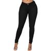 2026 New Fashion Slim Fit Women's Jeans, Solid Color Casual Pencil Pants