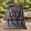 Rammstein blanket Flannel Blanket Soft Cozy Plush Throw for Sofa Bed Lightweight Home Decoration Gifts for Christmas various holidays