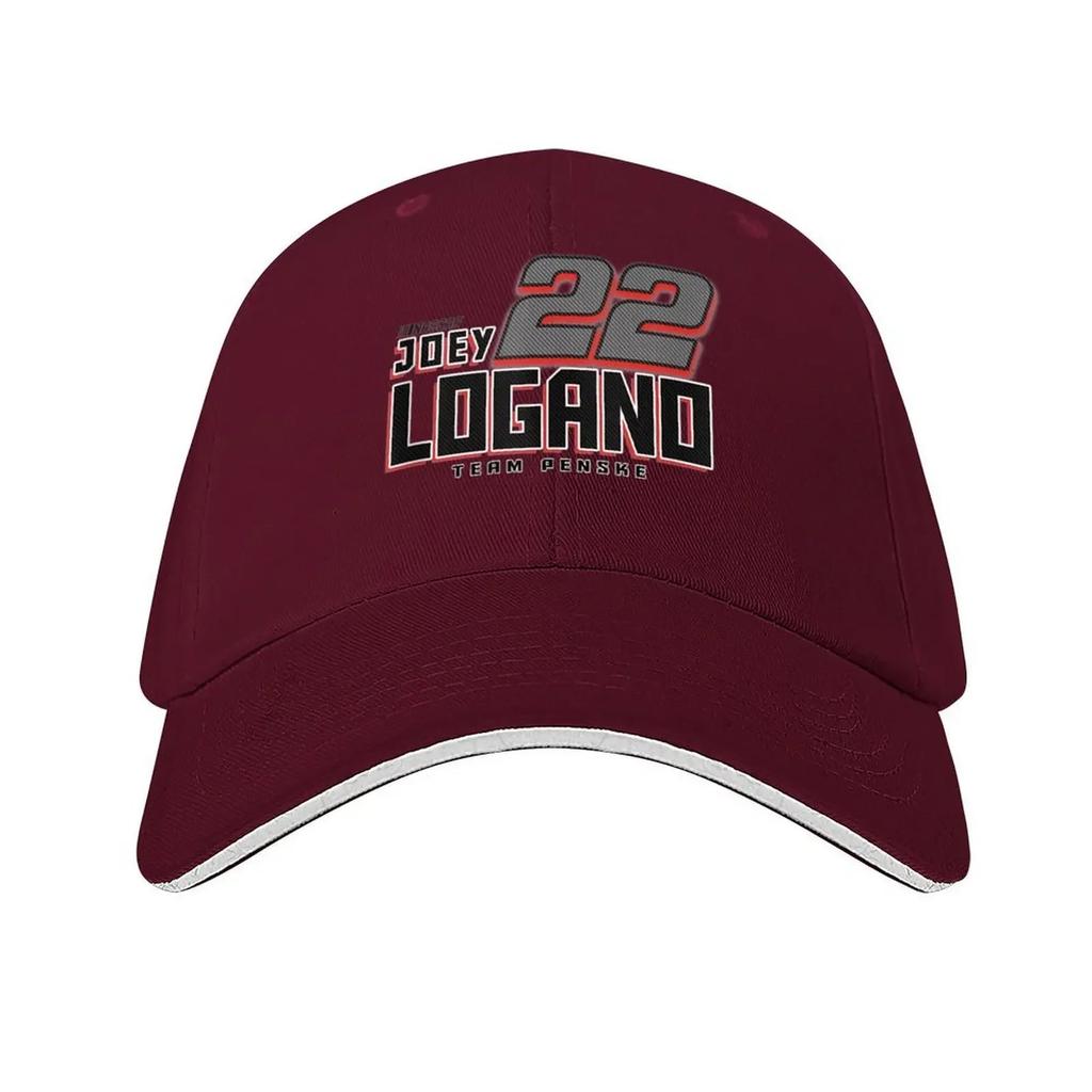 NASCAR  Joey Logano  Carbon Fiber Baseball Cap Wild Ball Hat Hat Beach Ball Cap Vintage Womens Beach Unisexs