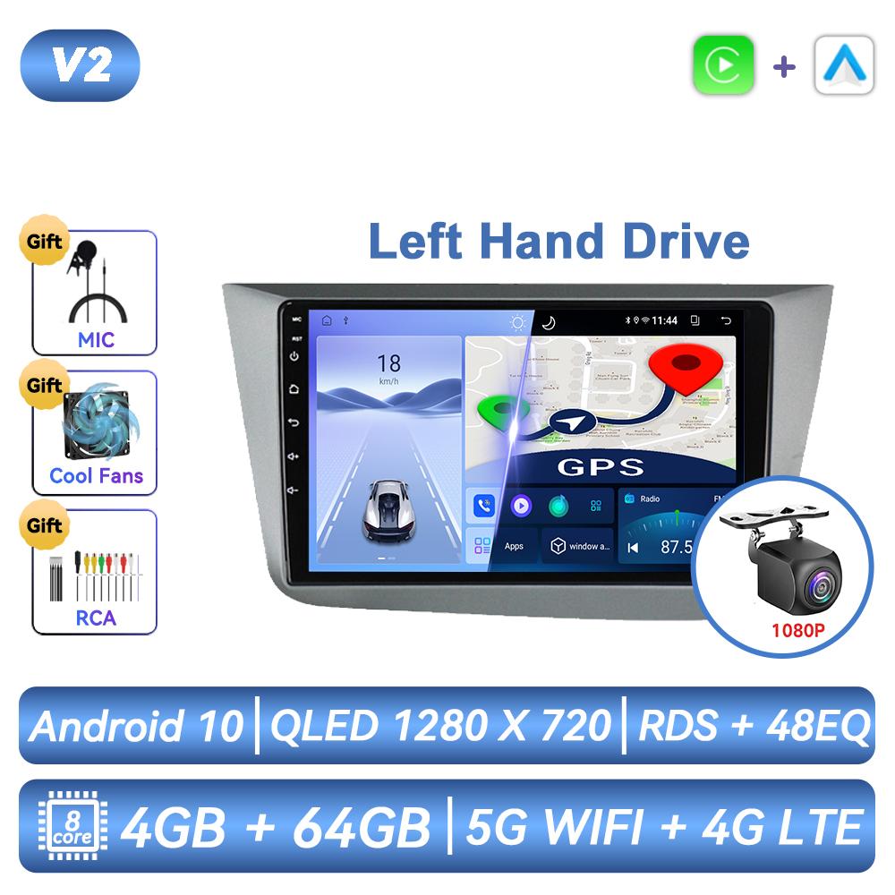 Car Radio For Seat Altea XL Toledo 2004 - 2015 Android Multimedia Video Player Navigation GPS Carplay Touch Screen Auto Stereo Intelligent Systems