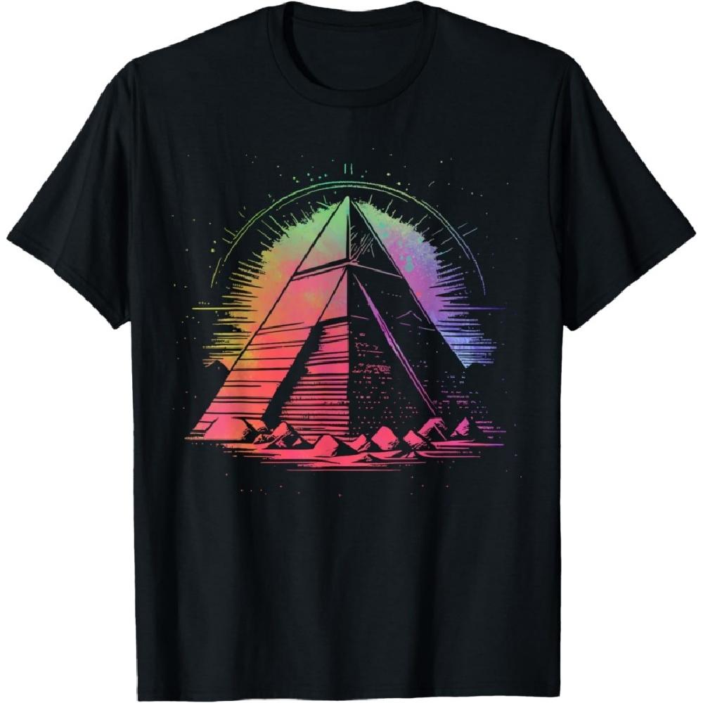 

Aliens Egyptian Ancient Egypt Orgone Pyramid Graphic T-Shirt S