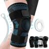 Knee Brace Support Compression Sleeve With Side Stabilizers And Patella Gel For Knee Pain Meniscus Tear Acl Mcl Injury Recovery