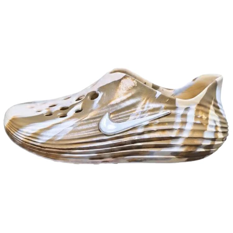 Nike ReactX Rejuven8 Camo Men Sandals Brown IR0291-201 42.5