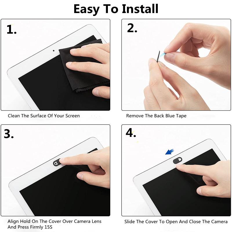 1/5/10/20 Stuks Webcam Smartphone Camera Cover Laptop Anti Spy Voor iphone iPad PC Macbook Tablet Universele Lenzen Privacy Sticker