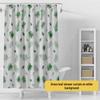 Cross-Peva Shower Curtain: No-Punch, Moisture-Proof, Waterproof, Quick-Dry, Thickened Partition for Dormitory or Bathroom