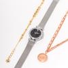 Diyuamoleu Women'S Mesh Band Watch Daw3201M-Sb Diamond Watch