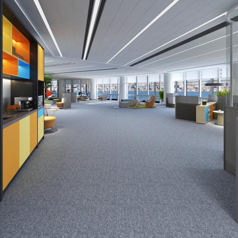 Anti-Slip Wear-Resistant Patchwork Carpet for Offices, Billiards Halls, Hotels, and Commercial Spaces