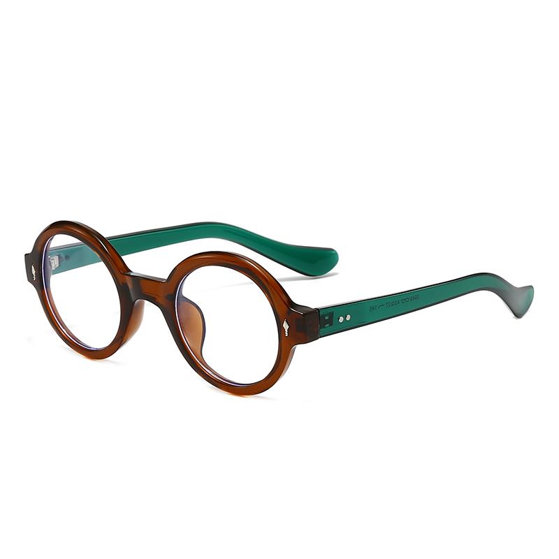 

Vintage Comfort Outdoor Casual Shades Ladies Round Frame Eyeglasses Men Fashion Popular Simple Lightweight Sun Glasses