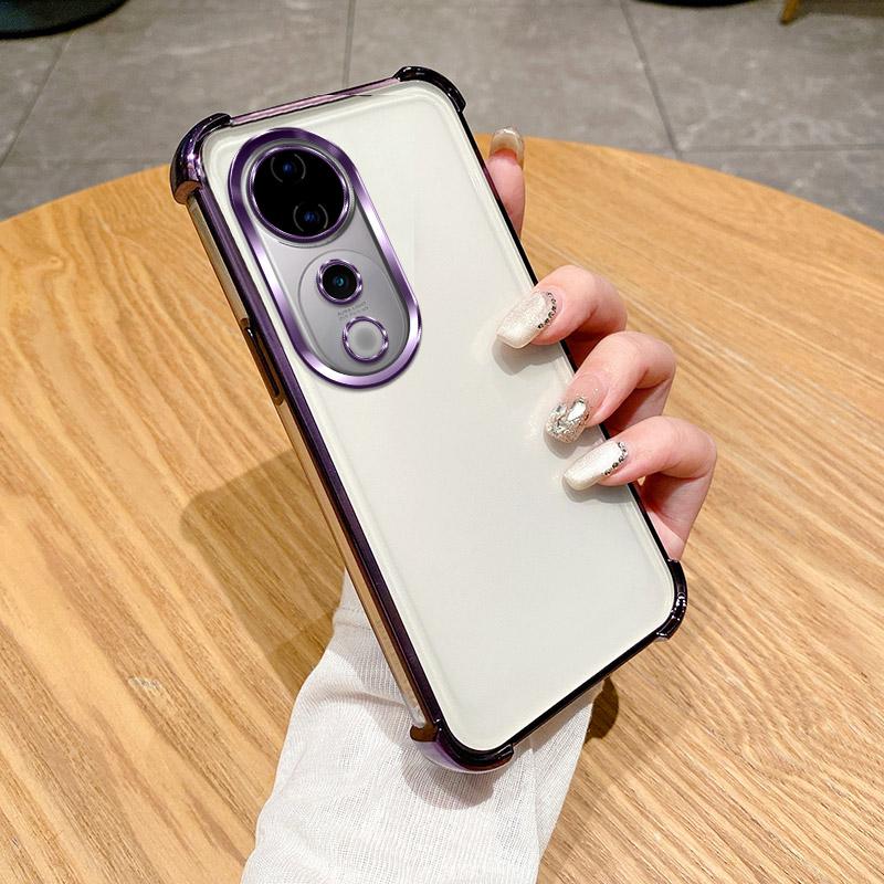 

Для vivo V40 Чехол Vivo V40 Pro Чехол Vivo v40 Чехол для телефона V2348 V2347 Мягкий бампер противоударный защитный чехол Прозрачная гальваническая пластина For vivo V40