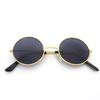 Japanese Metal Round Frame Literary Flat Mirror, No Degree Flat Mirror, Retro Literary Round Frame Glasses
