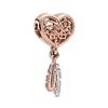 High-Grade Genuine Copper And Rose Gold Plated Sun Crown Pendat Suitable For Authentic Bracelet Style Trinket Necklace Piece Jewelry Creation
