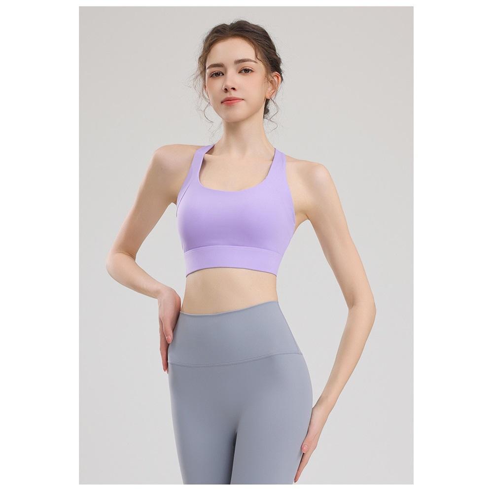 Advanced Professional Training Clothes, Running Sports Underwear, Yoga, Outdoor Cycling, Sweat Absorbing, Breathable Integrated Simple Bra