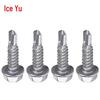 Bingyu BY-1065 304 Stainless Steel Hex Self-Drilling Screws