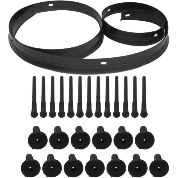 Front Hood Seal Strip Weatherstrip Fit for Dodge Challenger 2008-2017 Front Bumper Waterproof Hood Seal Replace for 68051392AB New