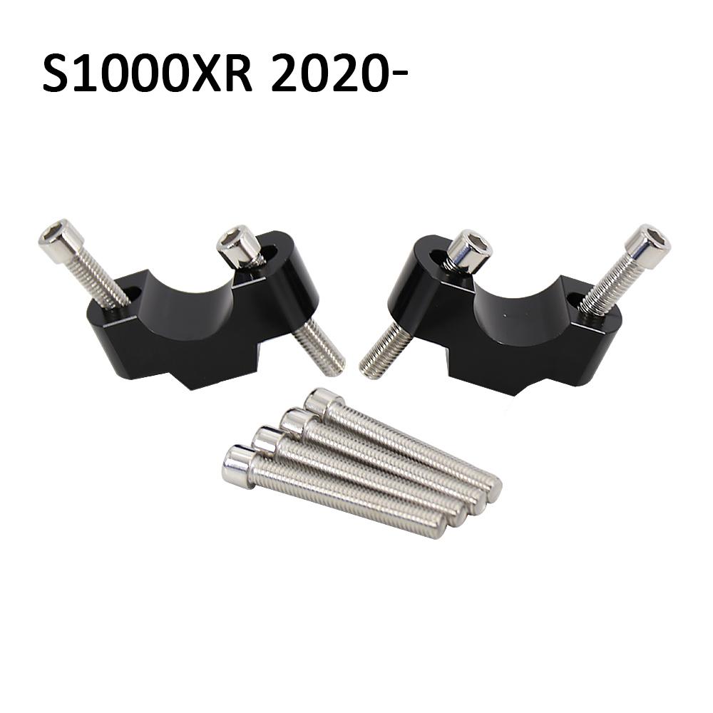 

Motorcycle Handlebar Riser Clamp For BMW S1000XR S 1000 XR S1000 XR 2020-2025 Accessories Handle Bar Drag Extend Adapter Mount чёрный